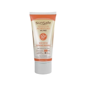 كرم فلوئید ضد آفتاب آکنئیک SPF 50 سان سیف