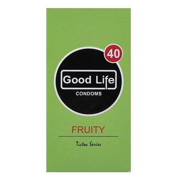 کاندوم میوه ای گودلایف مدل Fruity - بسته 12 عددی