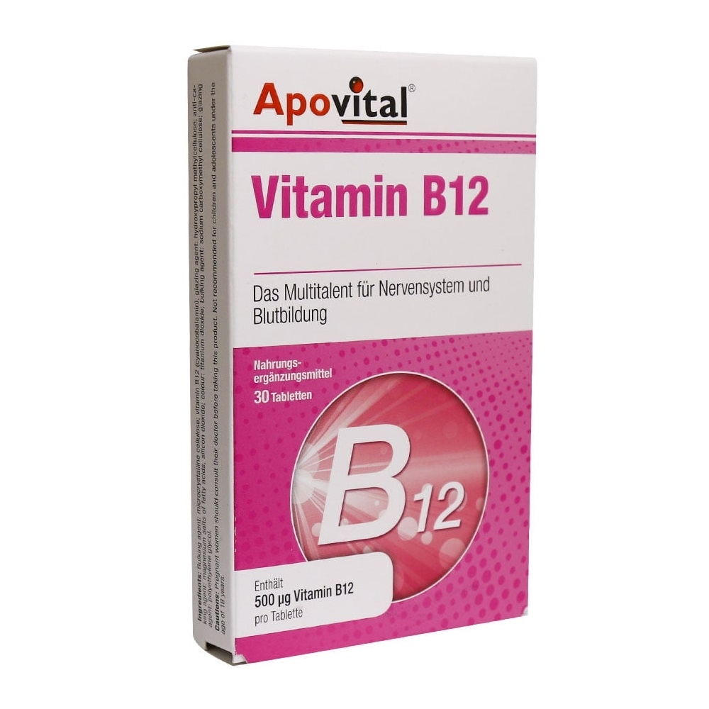 قرص ویتامین ب12 آپوویتال - 30 عددی