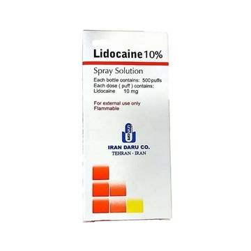 اسپری لیدوکائین 10 درصد - 100 سی سی