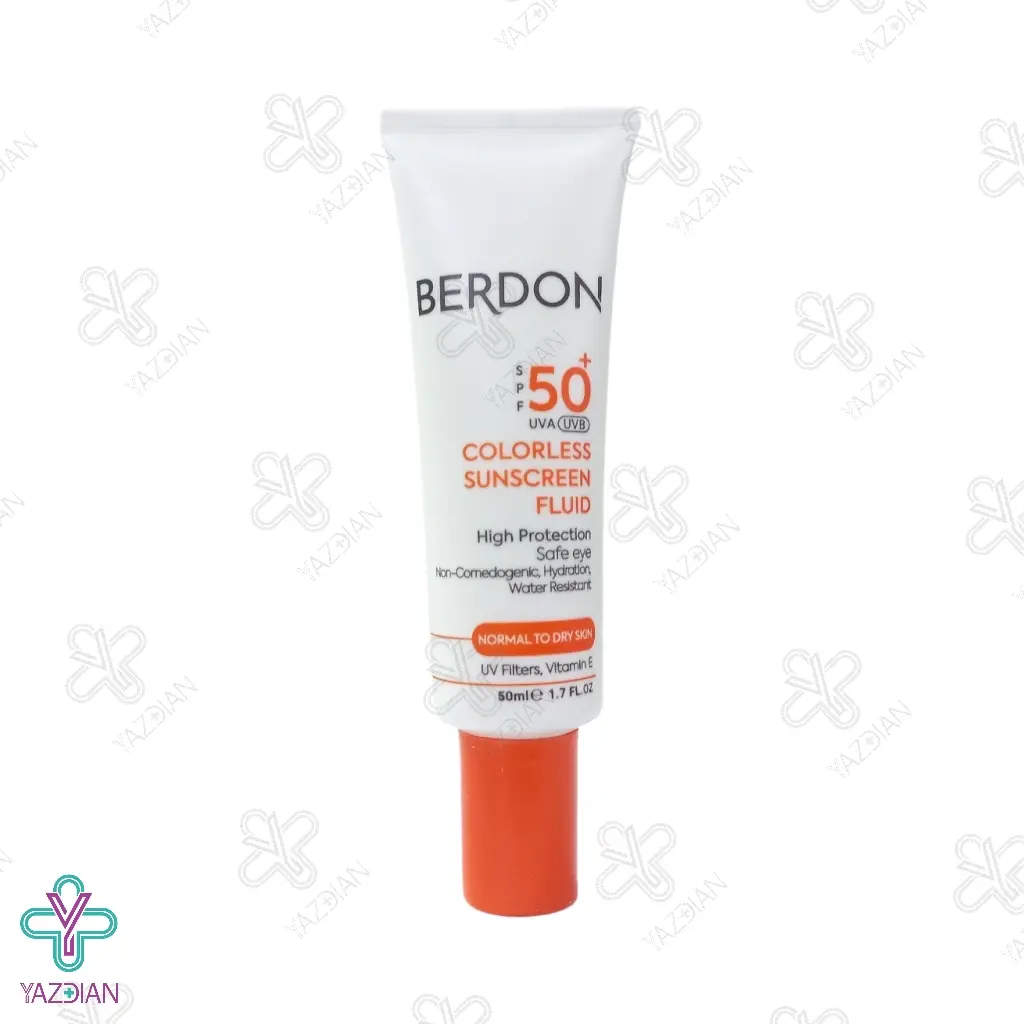کرم ضد آفتاب SPF50 پوست خشک بردون - بی رنگ