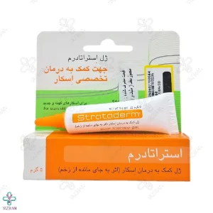 ژل ترمیم کننده و بهبود زخم استراتادرم استرات فارما - 5 گرم	