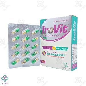 کپسول آهن با فولیک اسید آیروویت ویتان - 30 عددی