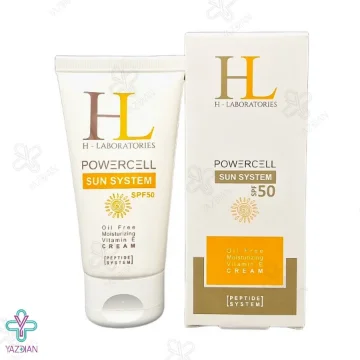 کرم ضد آفتاب SPF50 اچ ال مناسب انواع پوست - بی رنگ
