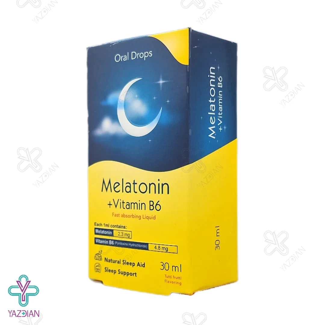 قطره آرامبخش ملاتونین و ویتامین ب6 خوارزمی - 30 میلی لیتر 