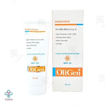 کرم ضد آفتاب ضد چروک SPF30 الی ژن مناسب پوست خشک و معمولی - بی رنگ