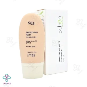 کرم پودر Smoothing matt شماره S03 شون - 30 میلی لیتر