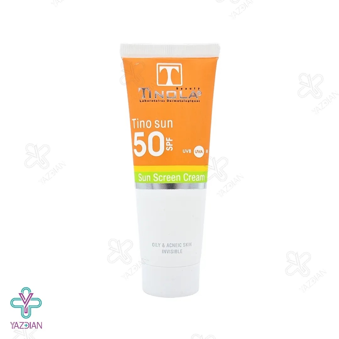 کرم ضد آفتاب SPF50 فاقد چربی تینولا - بی رنگ