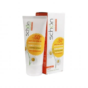 کرم ضد آفتاب SPF50 پوست خشک و معمولی شون - بی رنگ
