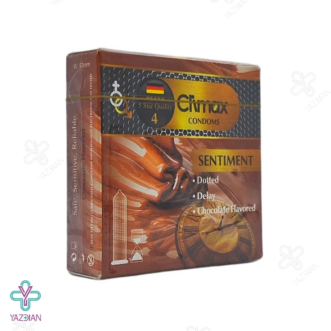 کاندوم خاردار شکلاتی کلایمکس - 3 عددی	