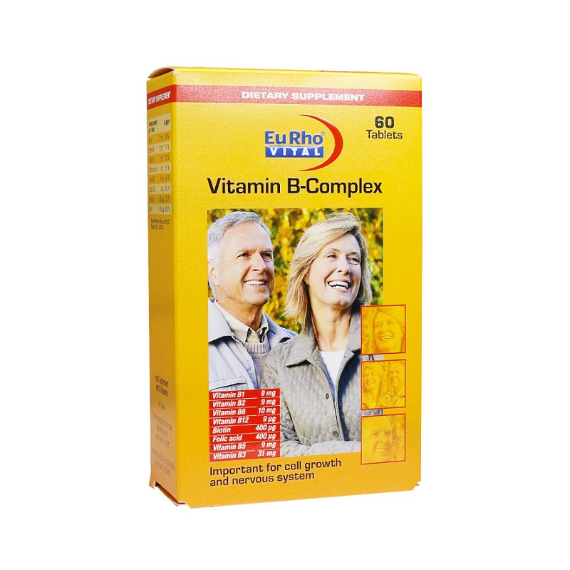 قرص ویتامین ب کمپلکس یوروویتال - 60 عددی
