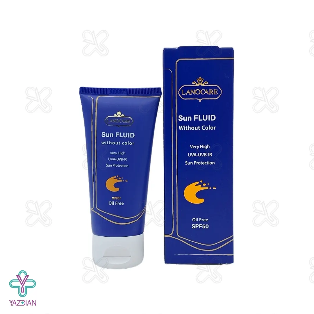 فلوئید ضد آفتاب SPF50 لانوکر – بی رنگ	