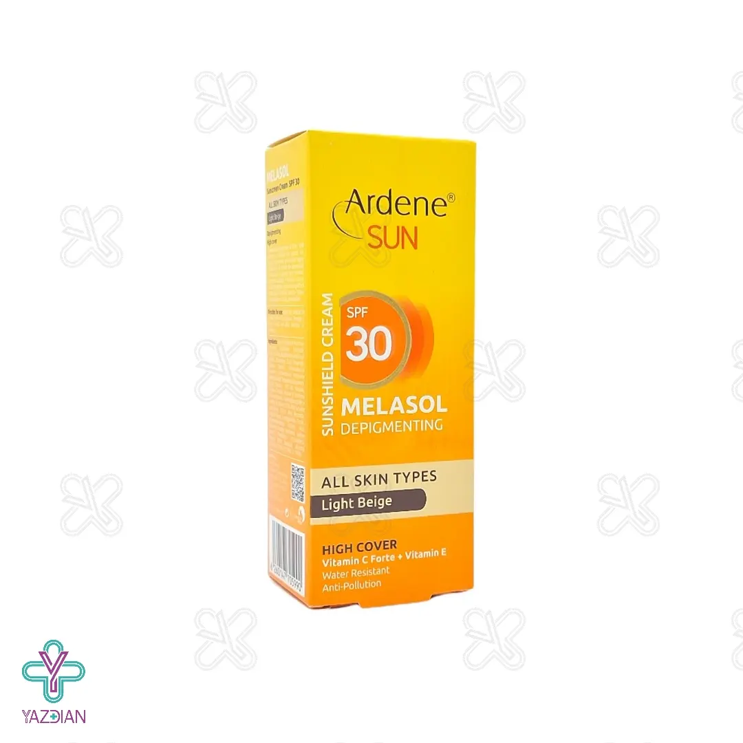 کرم ضد آفتاب ضد لک SPF30 آردن سان - بژ روشن