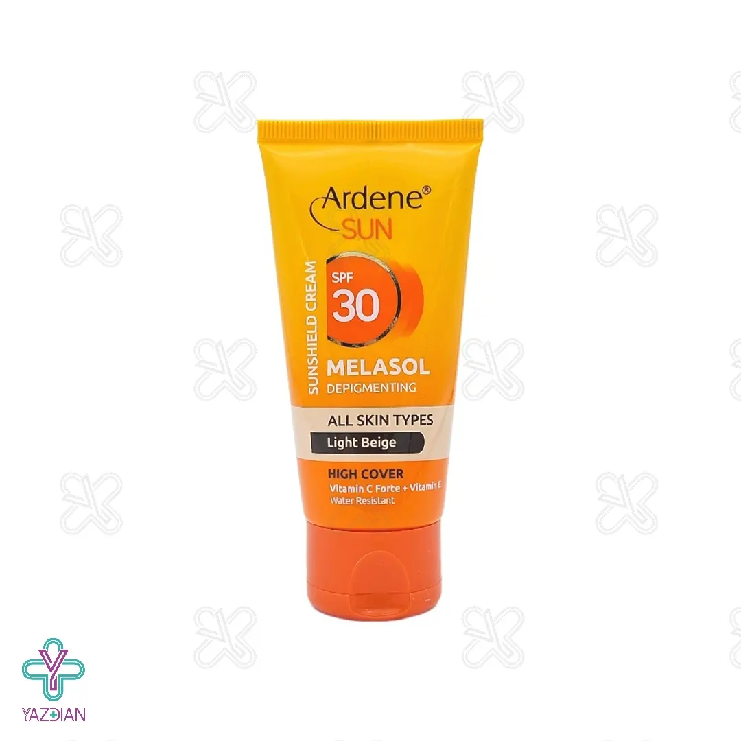 کرم ضد آفتاب ضد لک SPF30 آردن سان - بژ روشن