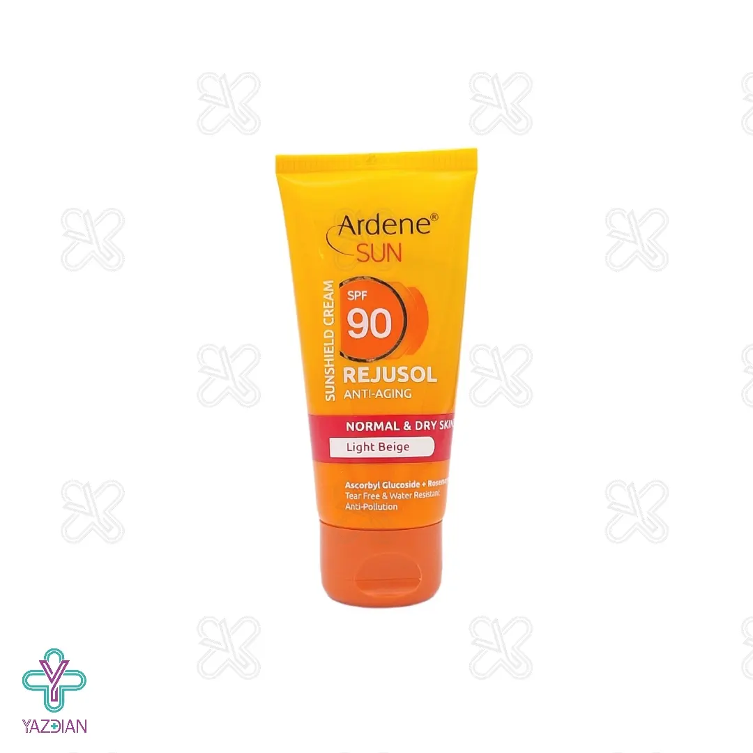 کرم ضد آفتاب ضد چروک SPF90 آردن سان – بژ روشن