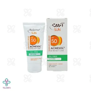 کرم ضد آفتاب فاقد چربی SPF 50 آکنه سل آردن - بی رنگ