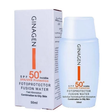 کرم ضد آفتاب SPF50 ژیناژن پوست چرب – بی رنگ
