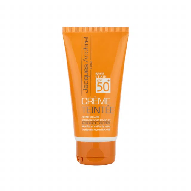 کرم ضد آفتاب SPF50 فاقد چربی پوست خشک ژاک آندرل - بژ روشن