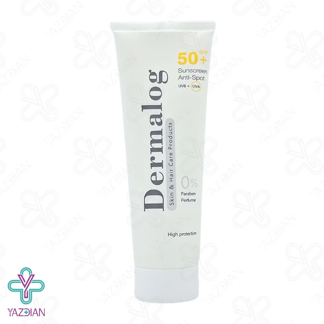 کرم ضد لک و ضد آفتاب SPF50 درمالوگ – بی رنگ