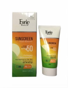 کرم ضد آفتاب spf50 پوست چرب اورین - بی رنگ