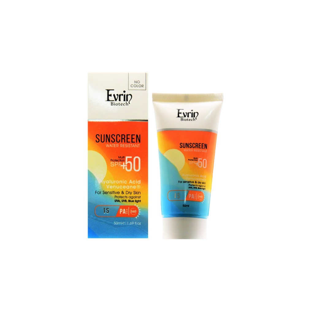 کرم ضد آفتاب spf50 پوست خشک و حساس اورین - بی رنگ