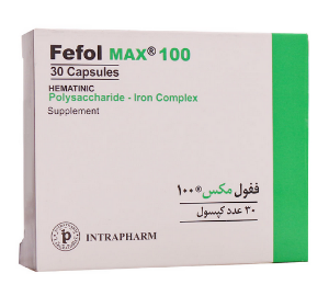 کپسول آهن 100 ففول مکس - 30 عددی