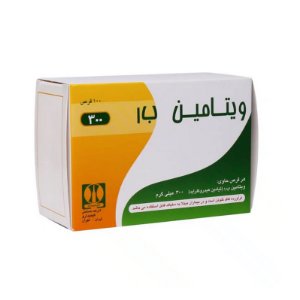 تصویر  قرص ویتامین ب1 300 میلی گرم کیمیدارو - 100 عددی