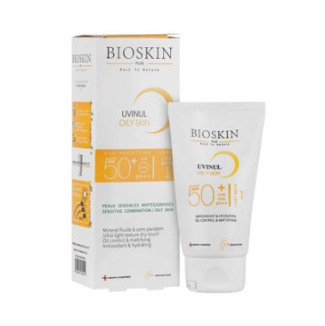 کرم ضد آفتاب SPF50 فاقد چربی بایو اسکین پلاس - بژ روشن