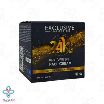 کرم ضد چروک حاوی ذرات طلا اکسکلوسیو - 50 میلی لیتر