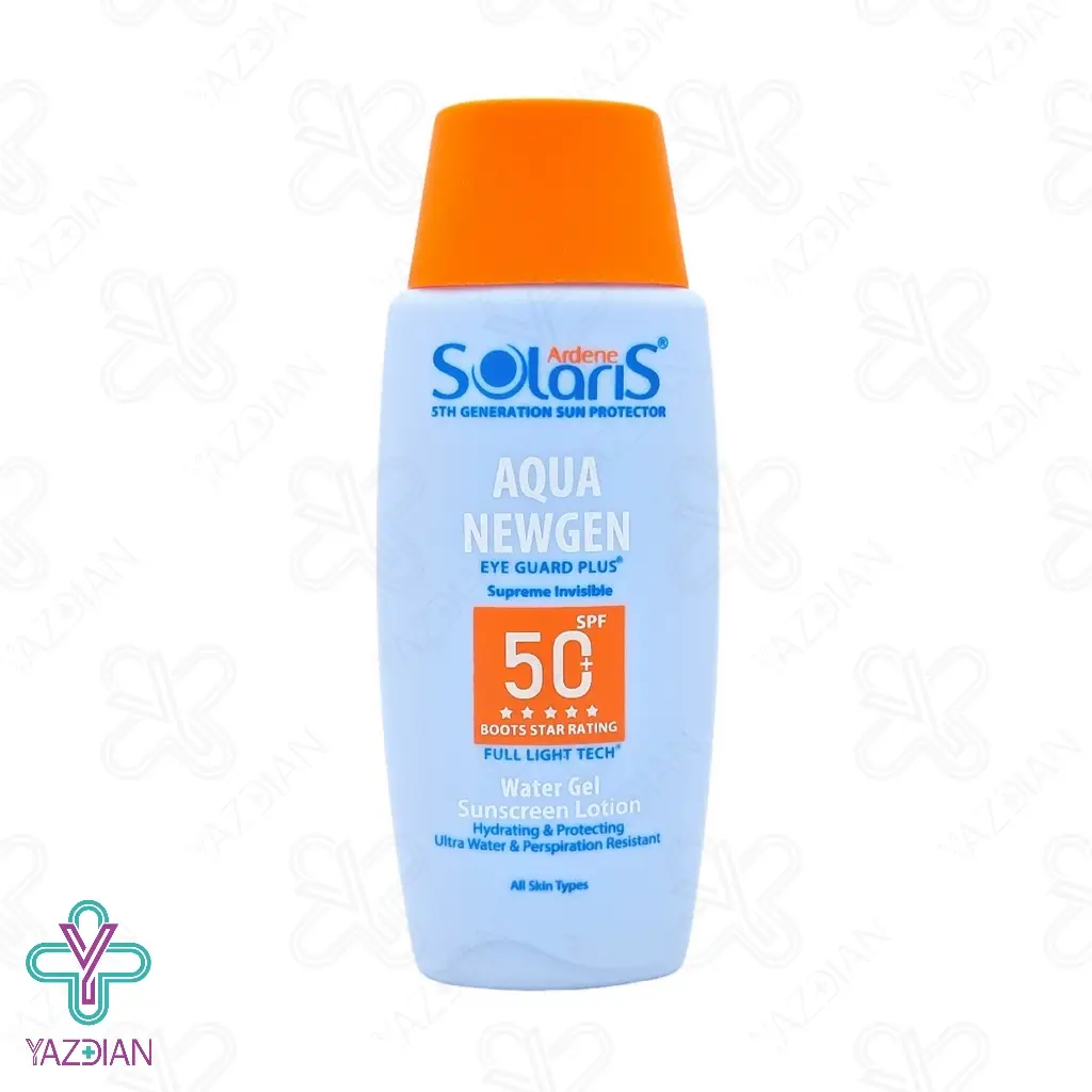 لوسیون ضد آفتاب آبرسان فاقد چربی SPF 50 آکوا نیوژن آردن سولاریس - بدون رنگ	