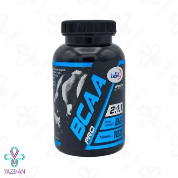 قرص بی سی ای ای Bcaa یوروویتال - 120 عددی	