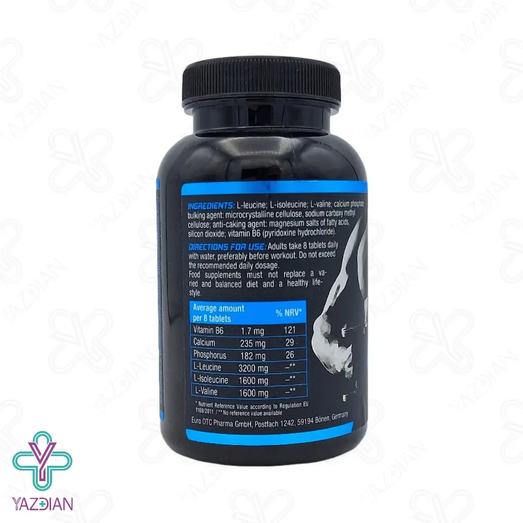 قرص بی سی ای ای Bcaa یوروویتال - 120 عددی	