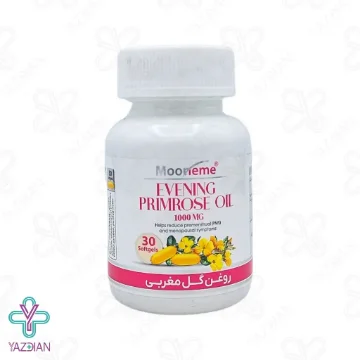 سافت ژل گل مغربی 1000 میلی گرم مونم اکسیر آفرین آریا - 30 عددی	