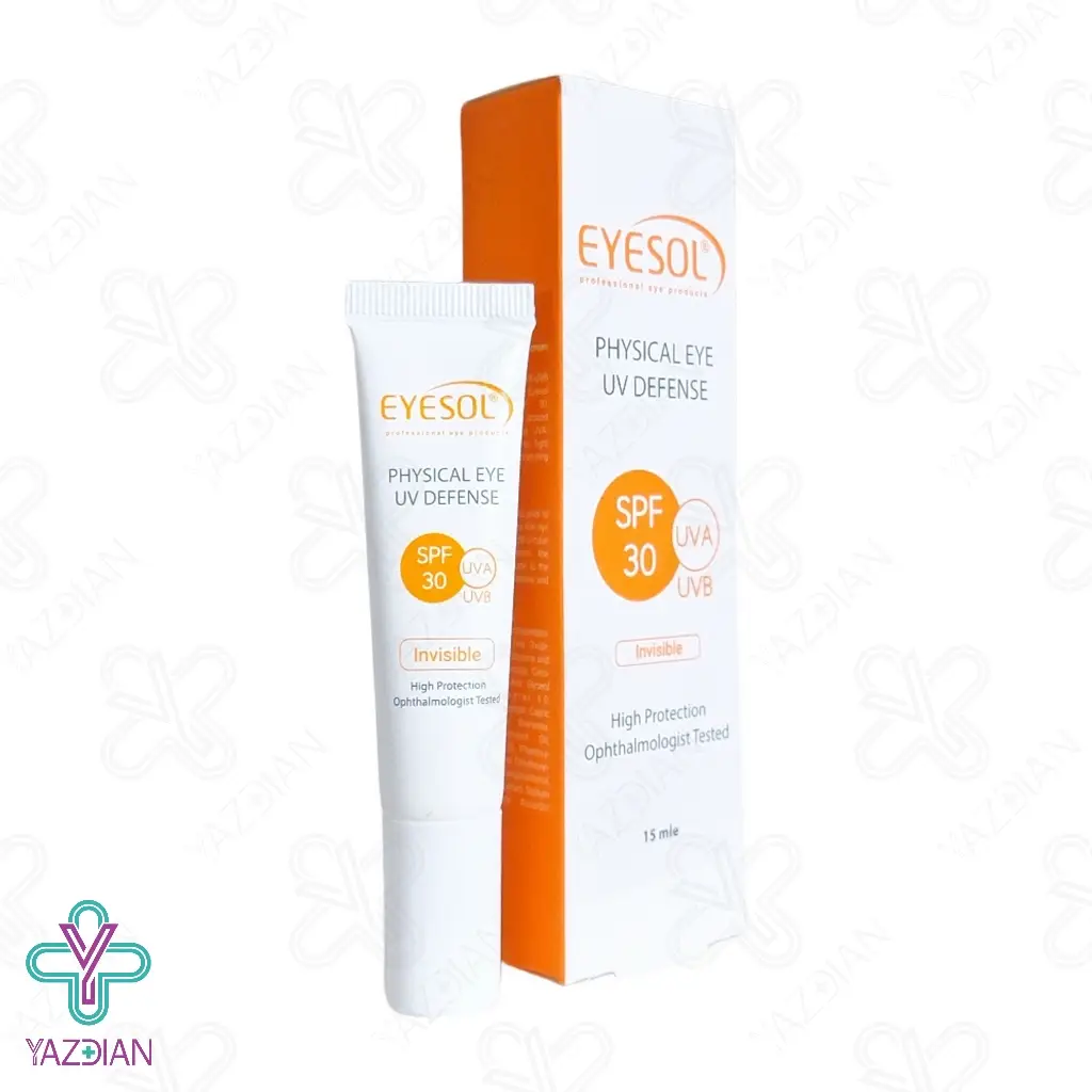 کرم ضد آفتاب دور چشم SPF30  آیسول - بی رنگ	