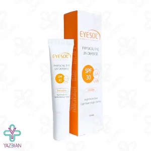 کرم ضد آفتاب دور چشم SPF30  آیسول - بی رنگ	