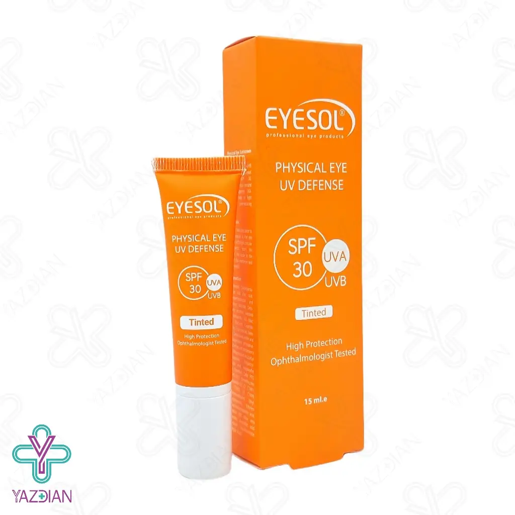 کرم ضد آفتاب دور چشم SPF30 آیسول - رنگی	