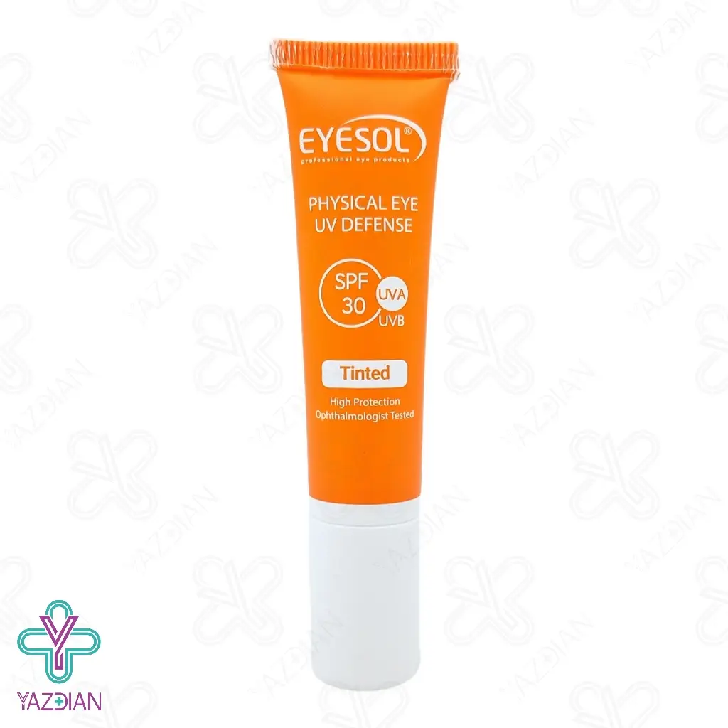 کرم ضد آفتاب دور چشم SPF30 آیسول - رنگی	