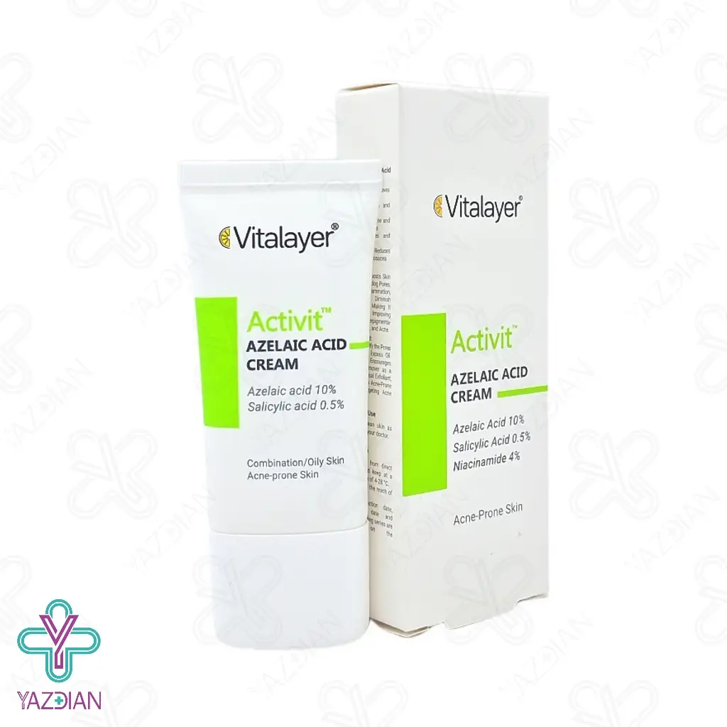 کرم آزلائیک اسید 10% اکتی ویت ویتالایر - 30 میلی لیتر	
