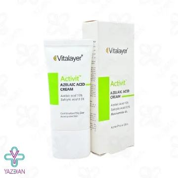 کرم آزلائیک اسید 10% اکتی ویت ویتالایر - 30 میلی لیتر	