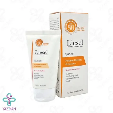 کرم ضد آفتاب SPF50 پوست خشک لایسل - بی رنگ	
