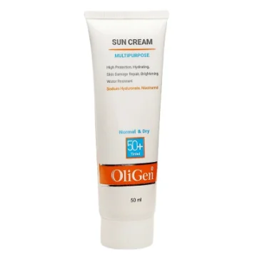 کرم ضد آفتاب چند منظوره SPF50 پوست خشک و معمولی الی ژن - بژ متوسط