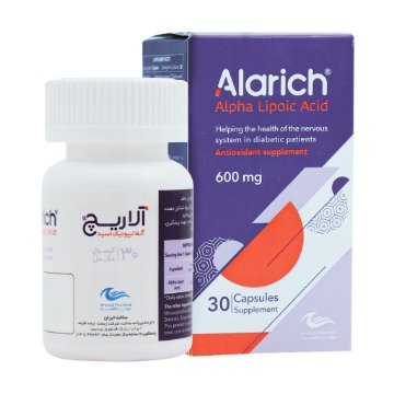 کپسول آلفا لیپوئیک اسید 600 میلی گرم آلاریچ - 60 عددی
