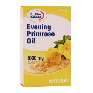 کپسول روغن گل مغربی ایوینینگ پرایم رز 1000 یوروویتال – 30 عددی