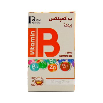 کپسول زینک پلاس بکمپلکس بهستان - 30 عددی