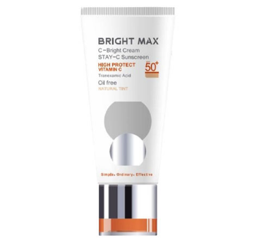 کرم ضد آفتاب SPF50 ویتامین ث برایت مکس – بژ طبیعی