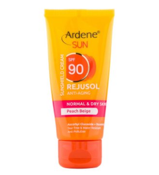 کرم ضد آفتاب رژوسول SPF90 آردن سان - بژ هلویی
