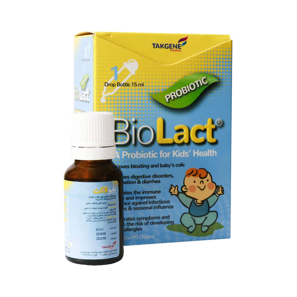 قطره ضد نفخ بایولاکت تک ژن فارما - 15 میلی لیتر
