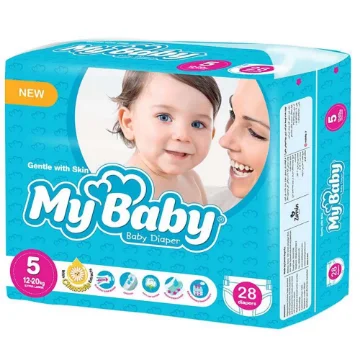 پوشک بچه مای بیبی سایز 5 بسته 28 عددی