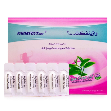 شیاف واژینال واژینفکت بهتا دارو - 6 عددی