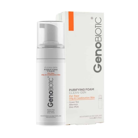 تصویر  فوم شستشوی صورت ژنوبایوتیک مناسب پوست چرب و مختلط - 150 میلی لیتر